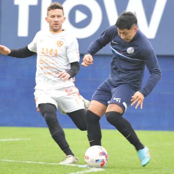 Práctica de fútbol ante Berazategui