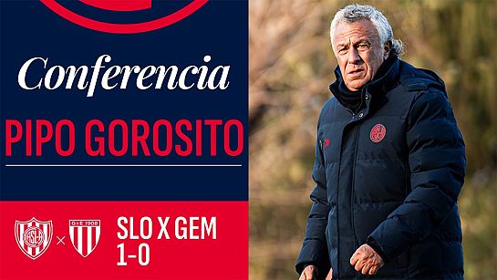 La palabra de Pipo Gorosito tras el partido ante Gimnasia Esgrima de Mendoza