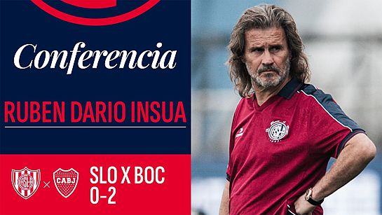 La palabra de Ruben Darío Insua tras el partido ante Boca