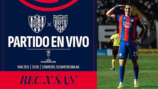  VIVO: San Lorenzo vs. Recoleta FC - Fecha 6 CONMEBOL Sudamericana - Grupo D