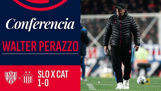 La palabra de Walter Perazzo tras el partido ante Talleres