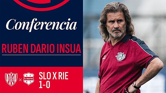 La palabra de Ruben Darío Insua tras el partido ante Riestra
