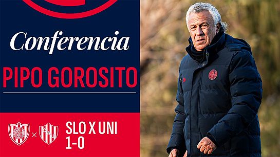 La palabra de Pipo Gorosito tras el partido ante Unión